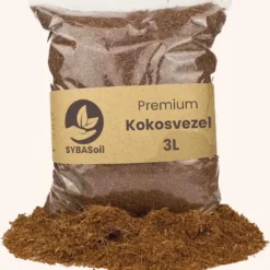 SYBASoil Kokosvezel 3L - Zoutvrij - Perfect Voor Stekken & Zaaien