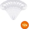 Waterdruppelaar Set Van 12 Stuks - Waterdruppelaar Voor Planten - Watergeefsysteem - Waterbol Irrigatiesysteem - Automatisch Druppelsysteem Voor Kamerplanten & Tuin - Watergever - Transparant - 15cm -Goedkope Groene Liefde Winkel 1168x1200 1