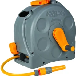 Hozelock Compact Enclosed Reel 2 In 1 - 25 Meter - Slangbox En Muurhaspel In één - Grijs -Goedkope Groene Liefde Winkel 1173x1200
