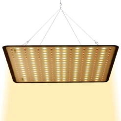 A Sunny Day LED Groeilamp - Bloeilamp - Kweeklamp - Stimuleert Bloei - Grow Light - Groeilamp Wit Licht - 45 Watt - 30 X 30 Cm - 225 LEDs