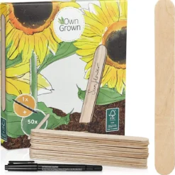 Houten Tekens Om Op Te Schrijven Houten Plantenstekers In Set Met 60x Plantenstekers -Goedkope Groene Liefde Winkel 1175x1200