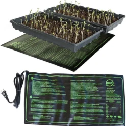 Merkloos Kweekmat - Verwarmingsmat Planten - 52 X 52 Cm - Zaden - Stekjes - Kiemen - Ook Geschikt Voor Onder Terrariums - Spat Waterdicht - 45 Watt- Zonder Regelaar -Goedkope Groene Liefde Winkel 1180x1200 1