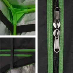 Relaxdays Growtent Binnen - Kweektent In Huis - Growbox - Planten Kweken - Groen/zwart - 40 X 40 X 120 Cm -Goedkope Groene Liefde Winkel 1198x1200 1