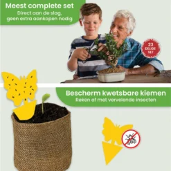 Qubis Bonsai Starters Kit - 23 Delige Kweekset - 5 Soorten Premium Zaden - DIY Pakket - Binnen Bonsai Boompje Kweken - Incl. Rouwvliegjes Vanger -Goedkope Groene Liefde Winkel 1198x1200 7