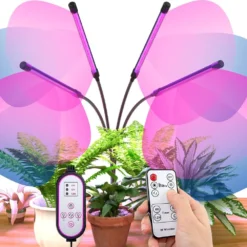 Luminairo - Groeilamp Voor Planten - LED Groeilamp - Kweeklamp Voor Planten Met Afstandsbediening -