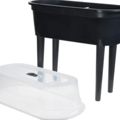 4goodz Kunststof Kweektafel / Moestuin Op Poten 37x78x25 Cm - Zwart -Goedkope Groene Liefde Winkel 1200x1006