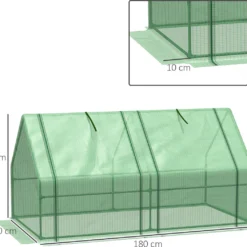 Outsunny Kas Met Insteeksysteem Constructie 845-204V03 -Goedkope Groene Liefde Winkel 1200x1050 1