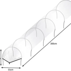 Malatec - Tuintunnelset - Tuin - Kweektunnel - 3Meter - Inclusief Folie -Goedkope Groene Liefde Winkel 1200x1059
