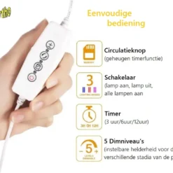 Ortho® - LED Groeilamp - Wit Licht - Bloeilamp - Kweeklamp - Full Spectrum - Grow Light - Groei Lamp (met 3 Lampen) Met Flexibele Lamphouder - Hoge Lichtintensiteit - Klem Spotje - 3x -Goedkope Groene Liefde Winkel 1200x1072