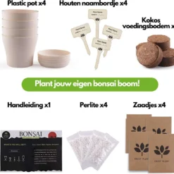 Bonsai Starters Kit - Bonsai Boompje - 5 Delige Set - 4 Soorten Zaden - Incl. E-book & Schaartje 13 Bonsai Starters Kit - Bonsai Boompje - 5 Delige Set - 4 Soorten Zaden - Incl. E-book & Schaartje -Goedkope Groene Liefde Winkel 1200x1135