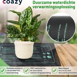 2x Verwarmingsmat Planten | Warmtemat 25,5x52,5 Cm Plant - Kweekmat - Propagator - Kweektent - Zaden - Stekjes - Kiemen - Ook Geschikt Voor Onder Terrariums - Spat Waterdicht -Goedkope Groene Liefde Winkel 1200x1156