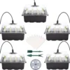 Merkloos Kweekbakjes 5 Stuks Met LED Lampjes, Zaaitray, Starter Groei Set, Voor Plantjes En Zaden -Goedkope Groene Liefde Winkel 1200x1165 2