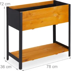 Relaxdays Moestuinbak Op Poten - Moestuintafel Hout - Kruidenbak - Kweektafel - Tuin -Goedkope Groene Liefde Winkel 1200x1180 2