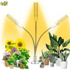 Ortho® - LED Groeilamp - Wit Licht - Bloeilamp - Kweeklamp - Full Spectrum - Grow Light - Groei Lamp (met 3 Lampen) Met Flexibele Lamphouder - Hoge Lichtintensiteit - Klem Spotje - 3x -Goedkope Groene Liefde Winkel 1200x1182