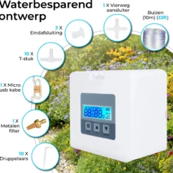 Automatisch Bewateringssysteem Voor Kamerplanten Met Pomp – Waterdruppelaar – Watergeefsysteem– Planten Watergever -Goedkope Groene Liefde Winkel 1200x1186 1