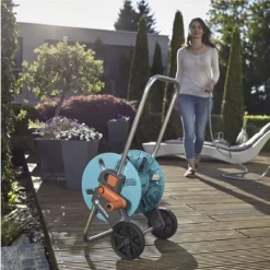 GARDENA AquaRoll S Slangenwagen - Verstelbare Handgreep - Excl. Tuinslang -Goedkope Groene Liefde Winkel 1200x1186 3