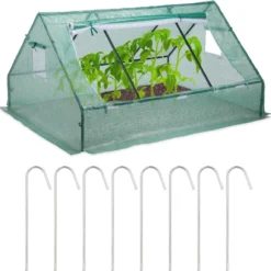 Relaxdays Kweekkas - 110 X 180 X 150 Cm - Foliekas - Uv-bestendig - Laag - Tuinkas - Groen 21 Relaxdays Kweekkas - 110 X 180 X 150 Cm - Foliekas - Uv-bestendig - Laag - Tuinkas - Groen -Goedkope Groene Liefde Winkel 1200x1188 1