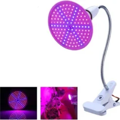 Merkloos Led Kweeklamp - Groeilamp - Bloeilamp Voor Planten - E27 Fitting - 200 LEDS - Met Klemhouder -Goedkope Groene Liefde Winkel 1200x1193