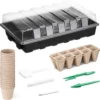 Navaris Zaden Starter Groei Set - 47-delige Set Met Potten Trays Deksel Labels Potlood Gatenmaker En Spatel - Kweek Nieuwe Planten -Goedkope Groene Liefde Winkel 1200x1194