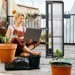 Relaxdays Kweekkas Balkon - Hout - 3 Etages - Balkonkas - Hobbykas - Plantenkas - Broeikas -Goedkope Groene Liefde Winkel 1200x1199 1