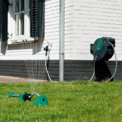 VONROC Automatische Slanghaspel – Incl. 25m Tuinslang, Aansluitslang, Spuitstuk, Koppelingen & Kraanaansluiting -Goedkope Groene Liefde Winkel 1200x1200 1012