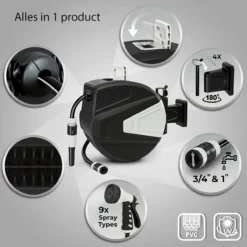 Sens Design Slanghaspel - Tuinslang Haspel - Automatisch - Zwart - 30m -Goedkope Groene Liefde Winkel 1200x1200 1026