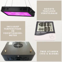 A Sunny Day 1000 Watt LED Groeilamp - Kweeklamp - Groei En Bloei - Grow Light - Full Spectrum - 1000 Watt - 100 Dual Chip LEDs -Goedkope Groene Liefde Winkel 1200x1200 112