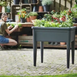 Elho Green Basics Kweektafel Super Xxl - Zwart/Living Black -Goedkope Groene Liefde Winkel 1200x1200 127