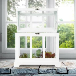 Relaxdays Mini Kweekkas - Set Van 2 - Kleine Plantenkas Binnen - Mini Kas - Vensterbank -Goedkope Groene Liefde Winkel 1200x1200 147