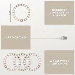 A Sunny Day Kweeklamp LED Ring Wit Licht - 3 Ringen - Groeilamp Voor Planten - Zonlicht Lamp - Grow Light -Goedkope Groene Liefde Winkel 1200x1200 236