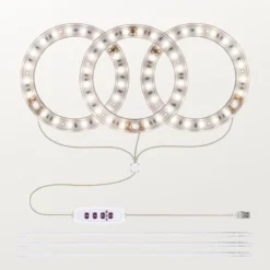 A Sunny Day Kweeklamp LED Ring Wit Licht - 3 Ringen - Groeilamp Voor Planten - Zonlicht Lamp - Grow Light -Goedkope Groene Liefde Winkel 1200x1200 240
