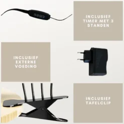 A Sunny Day Kweeklamp LED Warm Wit Licht Inclusief USB Voeding En Tafelclip - Groeilamp Voor De Bloei Van Planten - Zonlicht Lamp - Grow Light - 40 Watt - Automatisch Timer Voor 3-9-12 Uur -Goedkope Groene Liefde Winkel 1200x1200 246