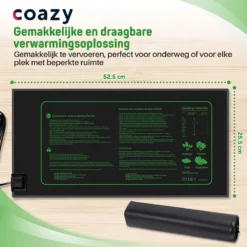 Verwarmingsmat Planten | Warmtemat 25,5x52,5 Cm - Kweekmat - Propagator - Kweektent - Zaden - Stekjes - Kiemen - Ook Geschikt Voor Onder Terrariums - Spat Waterdicht -Goedkope Groene Liefde Winkel 1200x1200 256