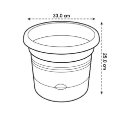 Elho Green Basics Tomaten Pot 33 - Bloempot Voor Buitenkweken En Oogsten - Ø 33.5 X H 26.0 Cm - Zwart/Living Black 23 Elho Green Basics Tomaten Pot 33 - Bloempot Voor Buitenkweken En Oogsten - Ø 33.5 X H 26.0 Cm - Zwart/Living Black -Goedkope Groene Liefde Winkel 1200x1200 259