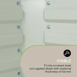 Blumfeldt High Grow Straight Kweekbak - Kweektafel - Moestuinbak 180 X 90 Cm - Werkhoogte 60 Cm - Inhoud 970 L - Staal - Beige -Goedkope Groene Liefde Winkel 1200x1200 297