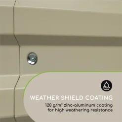 Blumfeldt High Grow Straight Kweekbak - Kweektafel - Moestuinbak 180 X 90 Cm - Werkhoogte 60 Cm - Inhoud 970 L - Staal - Beige -Goedkope Groene Liefde Winkel 1200x1200 298