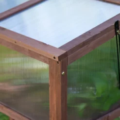 Outsunny Verhoogd Frame Van Hout Koude Kas Kruidenbed Voor Tuin Balkon Bruin Hout Pc-plaat 845-472 -Goedkope Groene Liefde Winkel 1200x1200 307