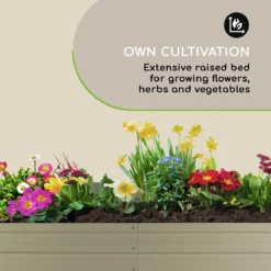 Blumfeldt High Grow Straight Kweekbak - Kweektafel - Moestuinbak 180 X 90 Cm - Werkhoogte 60 Cm - Inhoud 970 L - Staal - Zilver 27 Blumfeldt High Grow Straight Kweekbak - Kweektafel - Moestuinbak 180 X 90 Cm - Werkhoogte 60 Cm - Inhoud 970 L - Staal - Zilver -Goedkope Groene Liefde Winkel 1200x1200 321