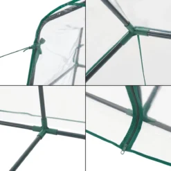 Tuinkas Hoorn Met 4 Planken 140x73x195 Cm Transparant -Goedkope Groene Liefde Winkel 1200x1200 342