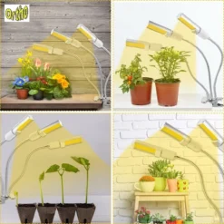 Ortho® - LED Groeilamp - Wit Licht - Bloeilamp - Kweeklamp - Full Spectrum - Grow Light - Groei Lamp (met 3 Lampen) Met Flexibele Lamphouder - Hoge Lichtintensiteit - Klem Spotje - 3x -Goedkope Groene Liefde Winkel 1200x1200 37