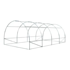 OUTSUNNY Tunnelkas 300x600 Gegalvaniseerde Metalen Buizen, Kweekkas, Hobbykas, Serre -Goedkope Groene Liefde Winkel 1200x1200 409