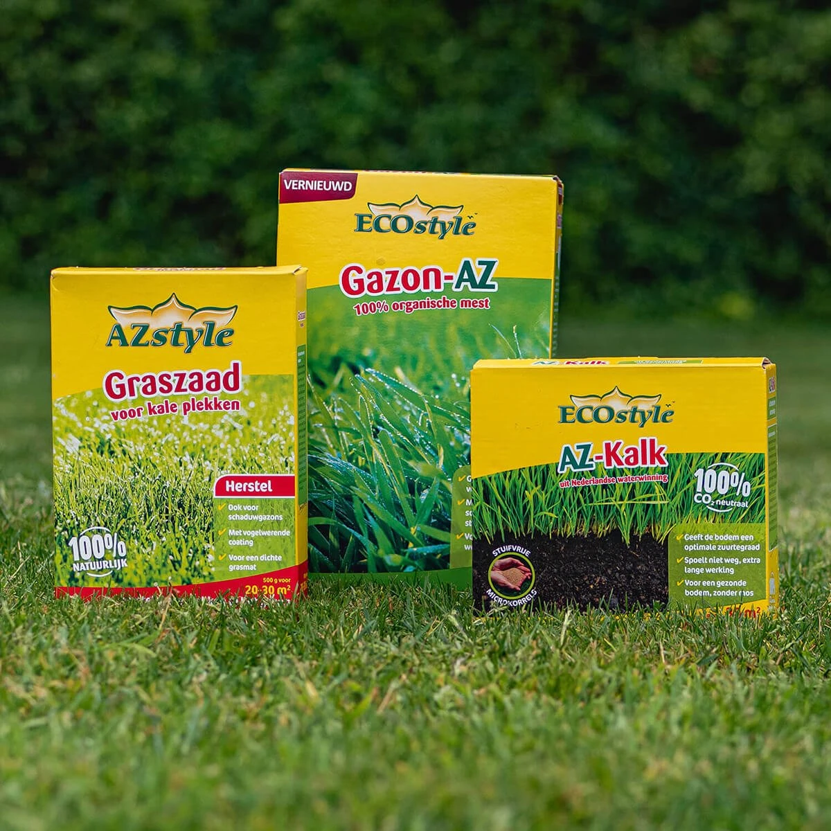 ECOstyle Graszaad Herstel Snelkiemend Gazon Gras – Herstelt Kale Plekken – Vogelwerende Coating – Geschikt Voor Zon- En Schaduw Gazons - Snelle Kieming – 40 – 60M² – 1 KG 4 ECOstyle Graszaad Herstel Snelkiemend Gazon Gras – Herstelt Kale Plekken – Vogelwerende Coating – Geschikt Voor Zon- En Schaduw Gazons - Snelle Kieming – 40 – 60M² – 1 KG - Afbeelding 2