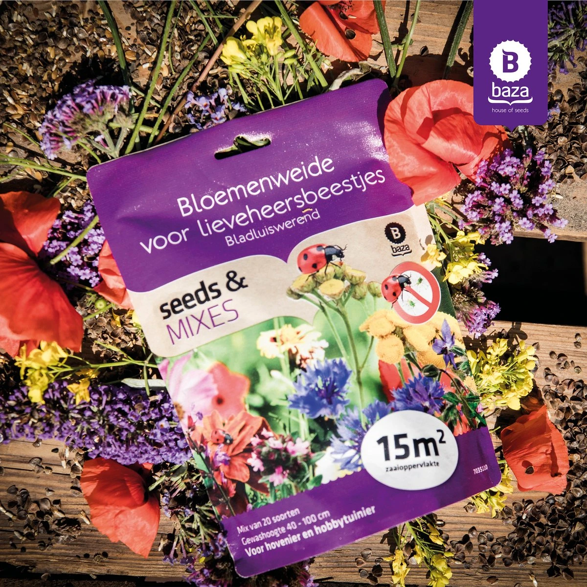 Seeds & Mixes Bloemenweide Zaden Meerjarig En Wilde Bloemen 2 Stuks 5 Seeds & Mixes Bloemenweide Zaden Meerjarig En Wilde Bloemen 2 Stuks - Afbeelding 3