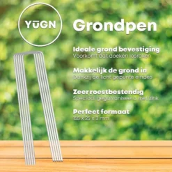YUGN Anti Worteldoek 4x5M En 60 Gronddoekpennen - 20 M² - Duurzaam Gronddoek En Bodembedekker - Ideale Onkruidbestrijding - Gegalvaniseerd Anti Roest Grondpennen -Goedkope Groene Liefde Winkel 1200x1200 66