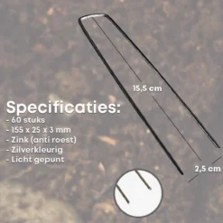 YUGN Anti Worteldoek 4x5M En 60 Gronddoekpennen - 20 M² - Duurzaam Gronddoek En Bodembedekker - Ideale Onkruidbestrijding - Gegalvaniseerd Anti Roest Grondpennen -Goedkope Groene Liefde Winkel 1200x1200 71