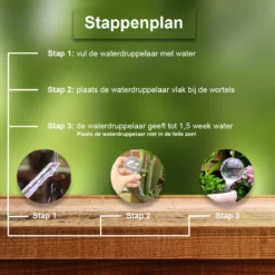 Waterdruppelaar Set Van 12 Stuks - Waterdruppelaar Voor Planten - Watergeefsysteem - Waterbol Irrigatiesysteem - Automatisch Druppelsysteem Voor Kamerplanten & Tuin - Watergever - Transparant - 15cm -Goedkope Groene Liefde Winkel 1200x1200 859