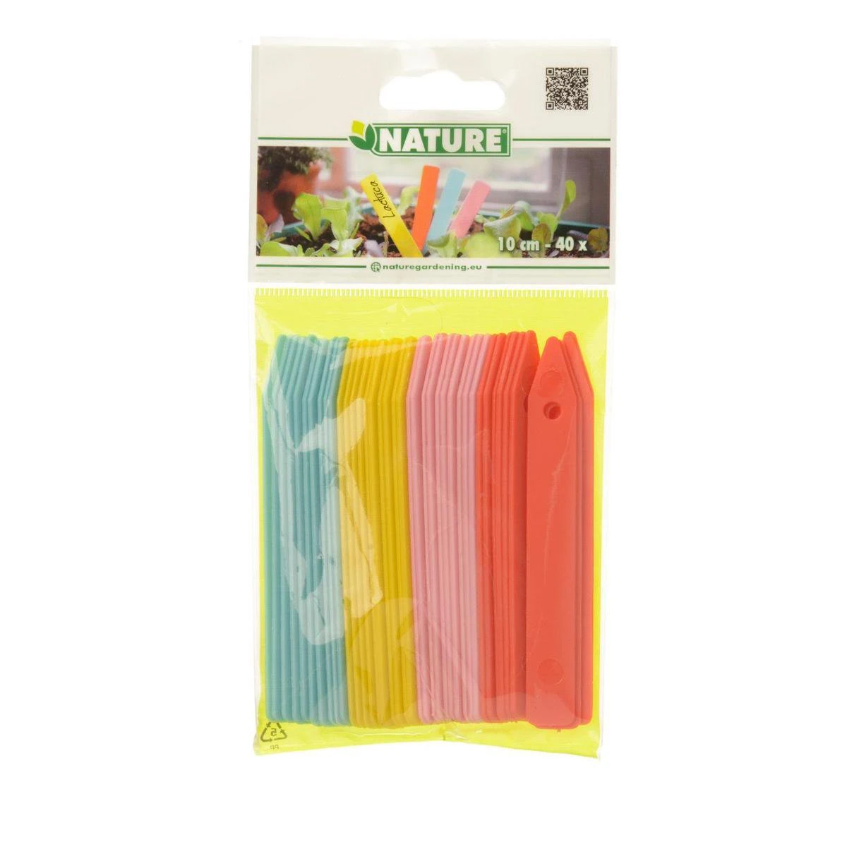 Nature - Steeketiketten Van Kunststof (40 Stuks) - 10 Cm - Moestuin/groentetuin/kruidentuin 5 Nature - Steeketiketten Van Kunststof (40 Stuks) - 10 Cm - Moestuin/groentetuin/kruidentuin - Afbeelding 3