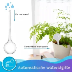 Summer Spark Waterdruppelaar Voor Planten 6 Stuks Transparant – 27 CM X 8 CM – 250 ML – Automatisch Watergeefsysteem Voor Kamerplanten – Planten Watergever Met Druppelsysteem – Waterbol -Goedkope Groene Liefde Winkel 1200x1200 896