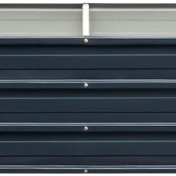 Moestuinbak Nijmegen Staal 240x47x40 Cm Antracietgrijs -Goedkope Groene Liefde Winkel 1200x247