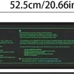 Kweekmat - Verwarmingsmat Planten - 10 X 52,5 Cm- Zaden - Stekjes - Kiemen - Ook Geschikt Voor Onder Terrariums - Spat Waterdicht - 7 Watt -Goedkope Groene Liefde Winkel 1200x366